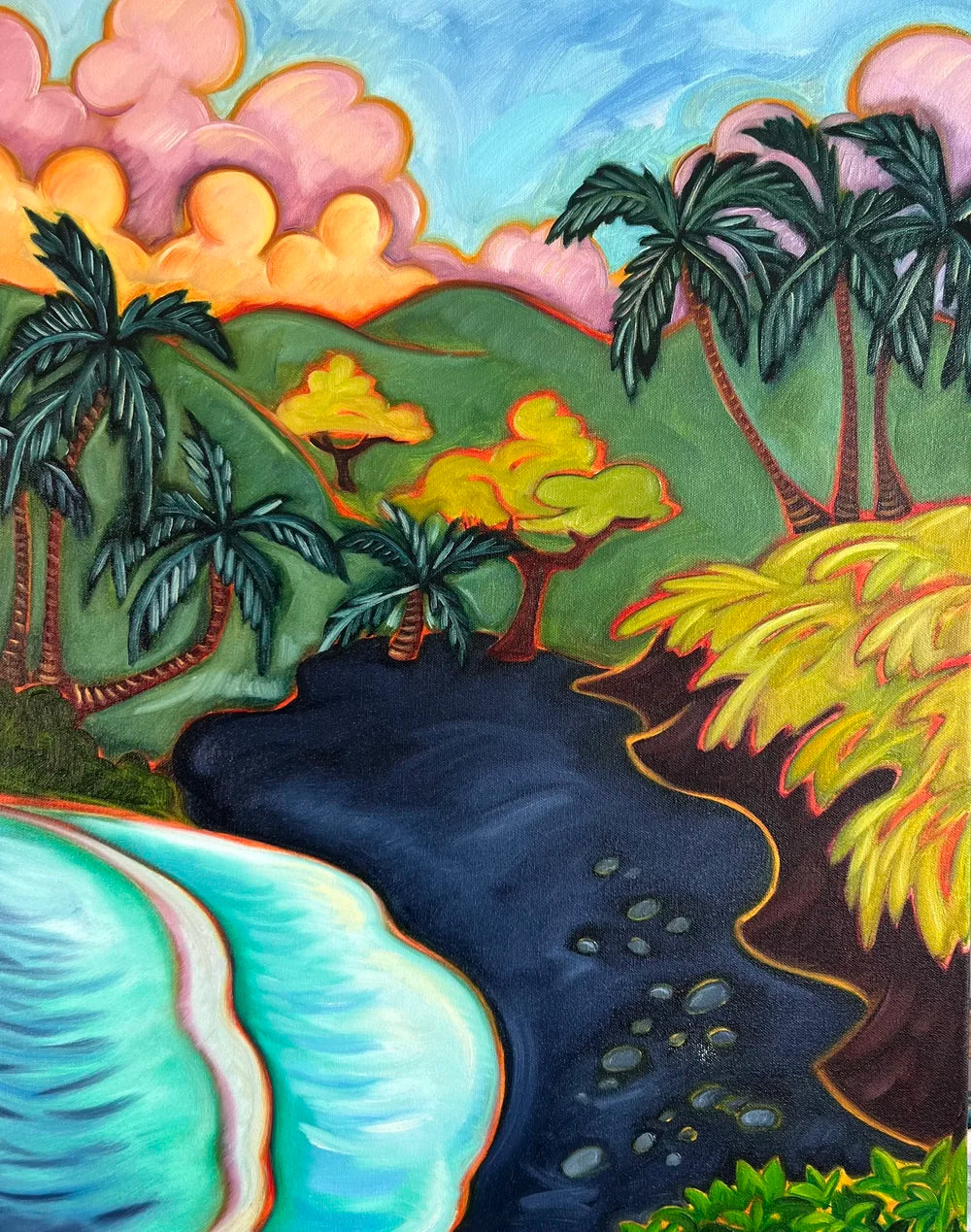 Black Sand Beach Hana Series