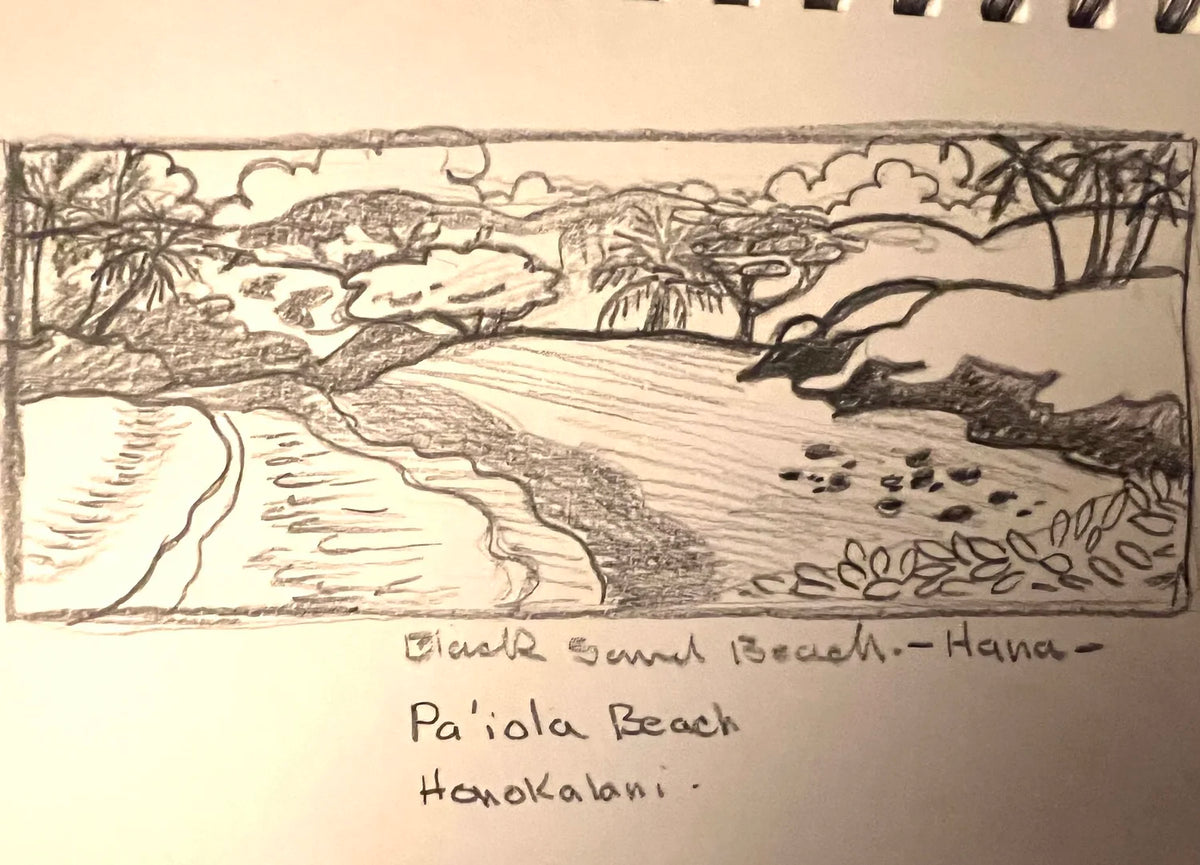 Black Sand Beach - Honokalani, Hana